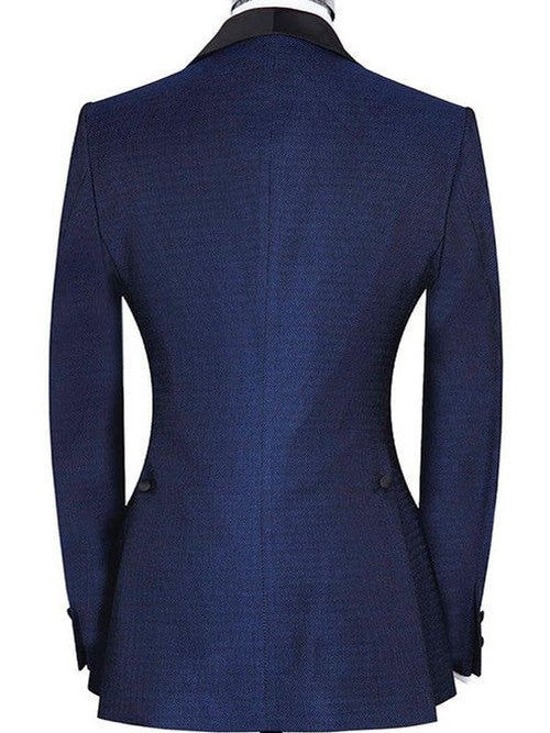 Dark Blue Tuxedo for Men – Slim Fit Prom, Wedding & Party Suit