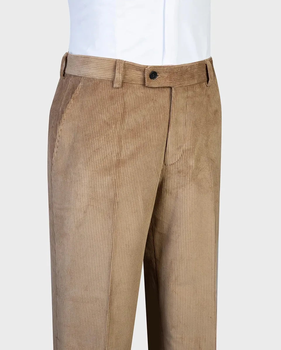 Corduroy One-button 2-piece Suit