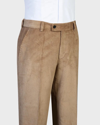 Corduroy One-button 2-piece Suit