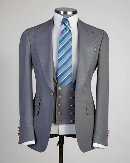 One-button 3-piece Suit
