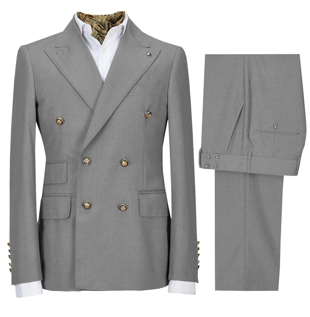 Double-breasted 2-piece Suit