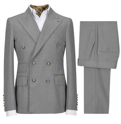 Double-breasted 2-piece Suit