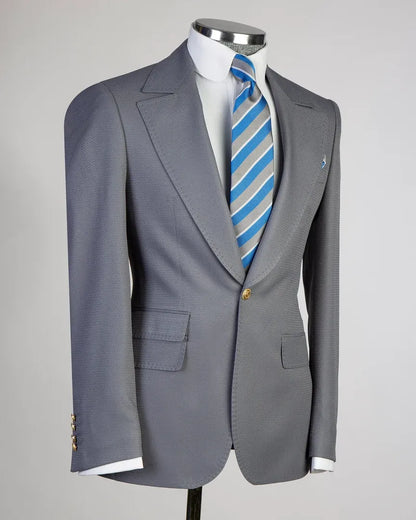 One-button 3-piece Suit