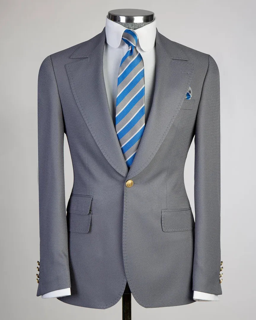 One-button 3-piece Suit