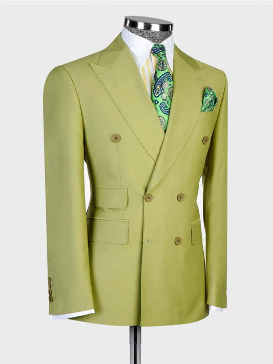 Men's Double-breasted 2-piece Suit