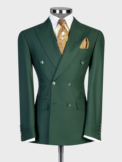 Men's Double-breasted 2-piece Suit
