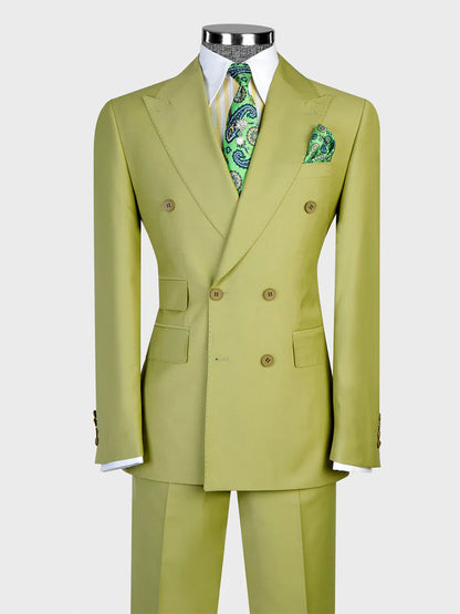 Men's Double-breasted 2-piece Suit