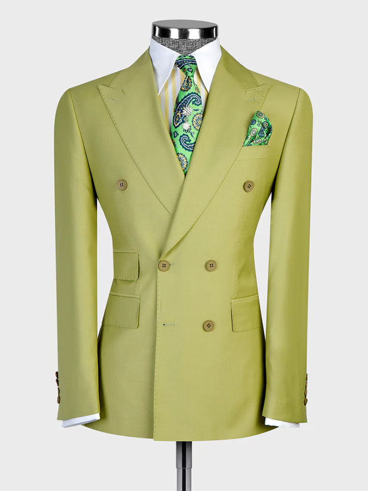 Men's Double-breasted 2-piece Suit