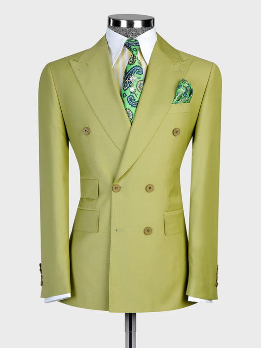 Men's Double-breasted 2-piece Suit