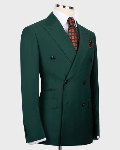 Double-breasted Peak lapel 2-piece Suit