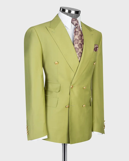 Men's Double-breasted 2-piece Suit