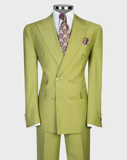 Men's Double-breasted 2-piece Suit