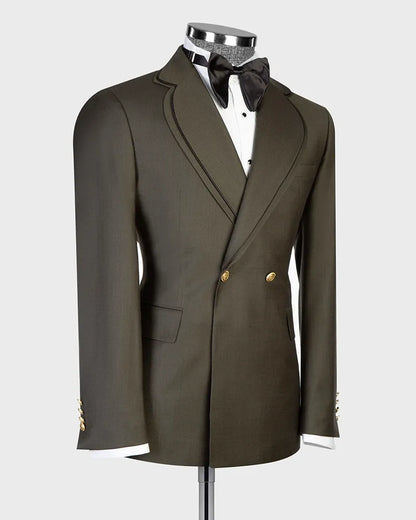 Chic Two-button 2-piece Suit