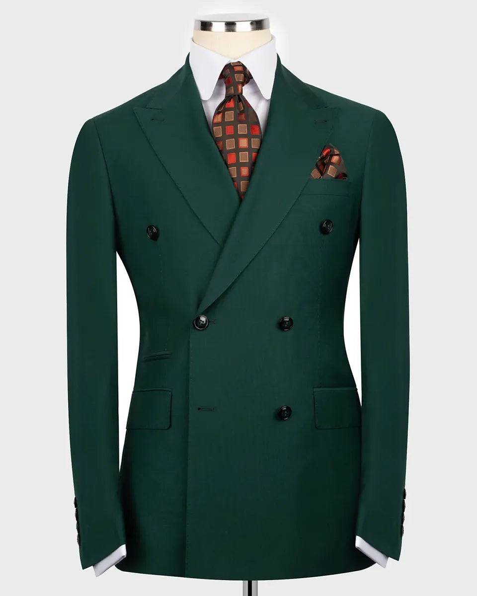 Double-breasted Peak lapel 2-piece Suit