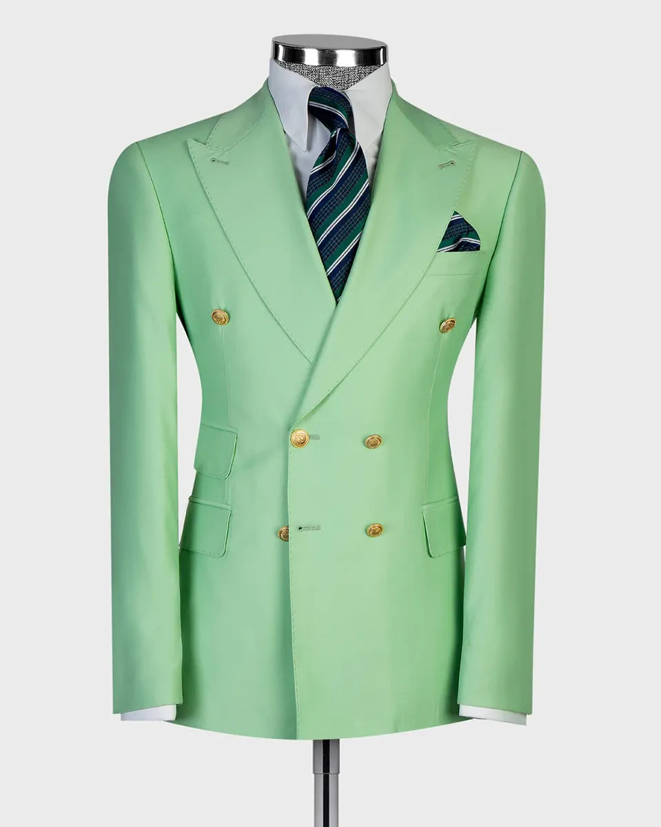 Men's Double-breasted 2-piece Suit