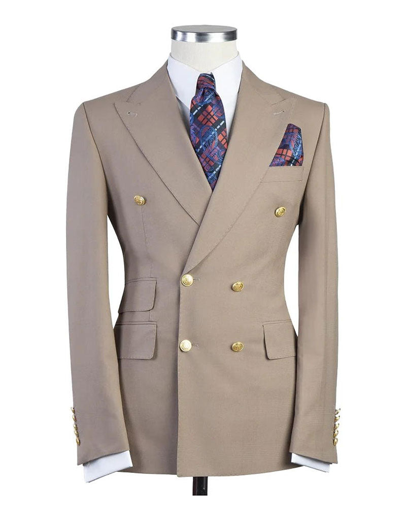 Men's Double-breasted 2-piece Suit