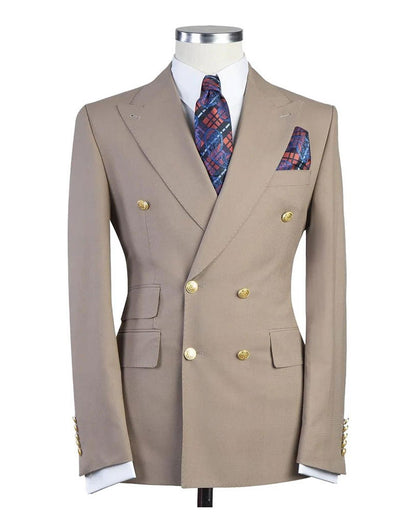 Men's Double-breasted 2-piece Suit
