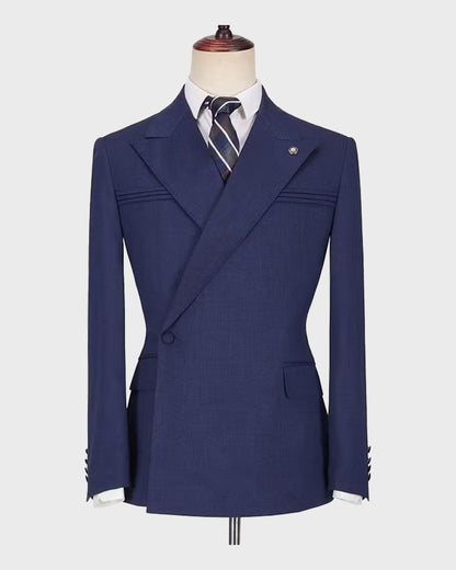 One-button Peak Lapel 2-piece Suit