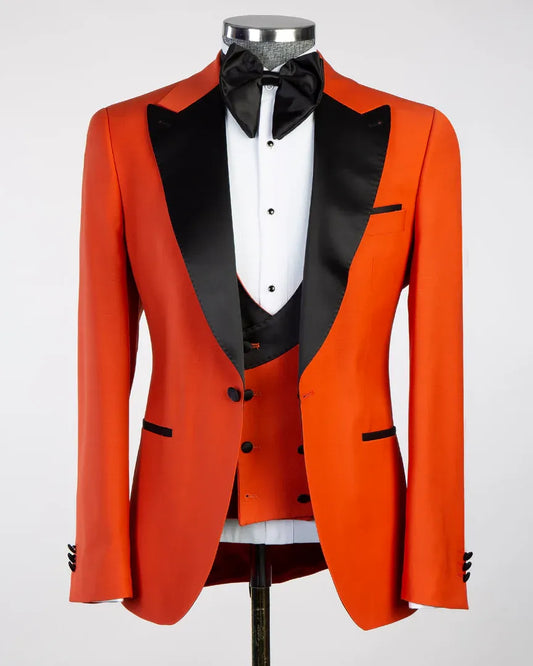 Peak Lapel 3-piece Suit