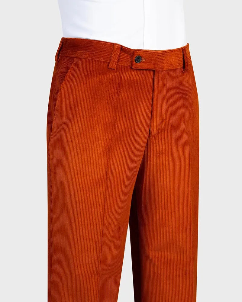 Corduroy One-button 2-piece Suit