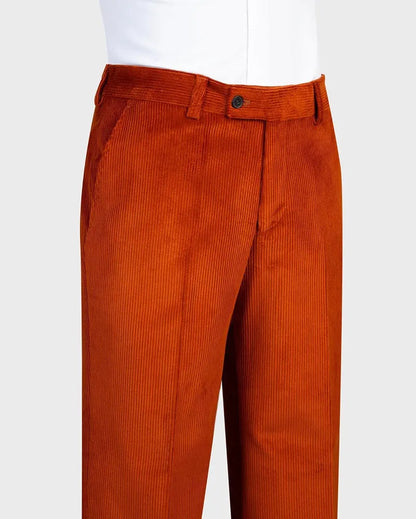 Corduroy One-button 2-piece Suit