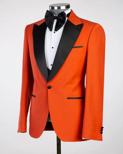 Peak Lapel 3-piece Suit