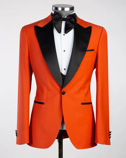 Peak Lapel 3-piece Suit