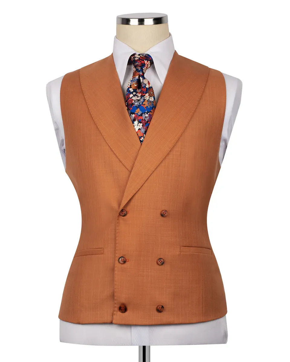 Men's Peak Lapel 3-piece Suit