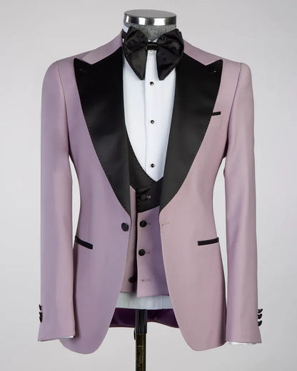 Peak Lapel 3-piece Suit