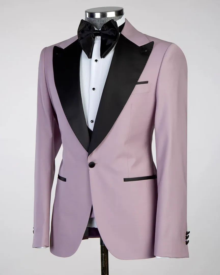 Peak Lapel 3-piece Suit