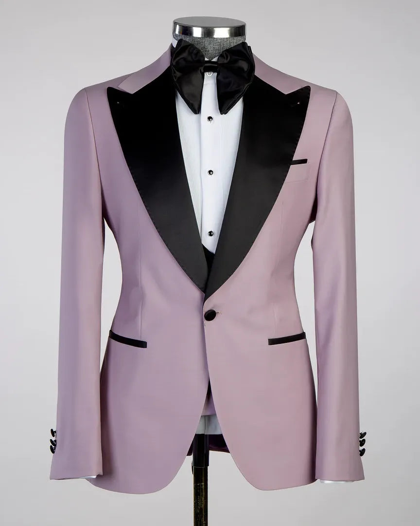 Peak Lapel 3-piece Suit