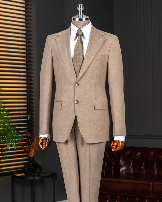 Men's Notch Lapel 2-piece Suit