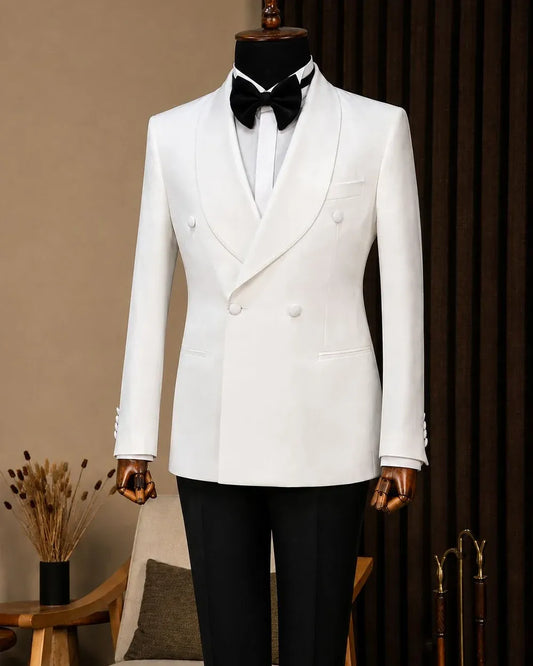 Men's Shawl Lapel 2-piece Blazer Suit