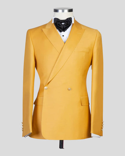Two-button Peak Lapel 2-piece Suit