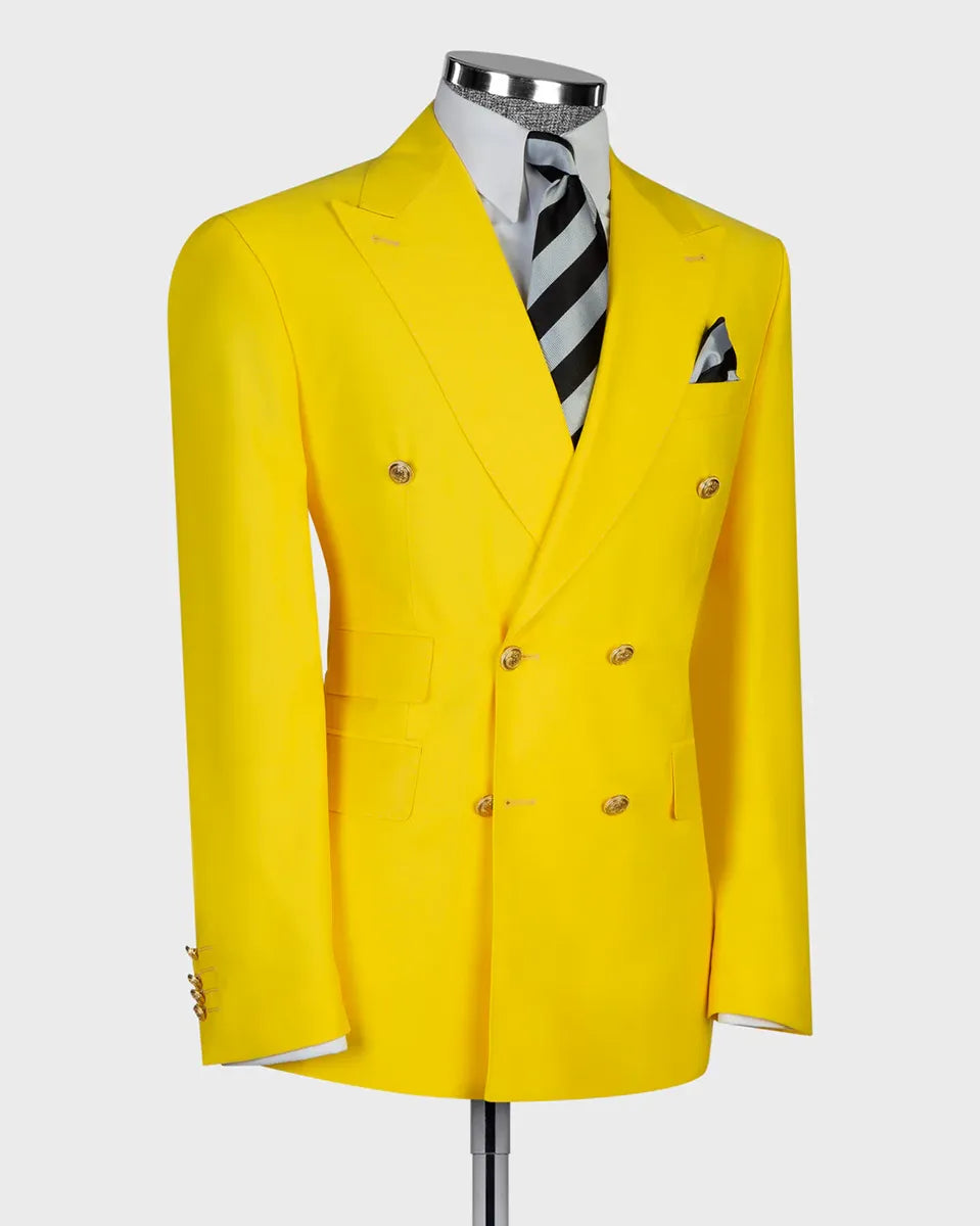 Men's Double-breasted 2-piece Suit
