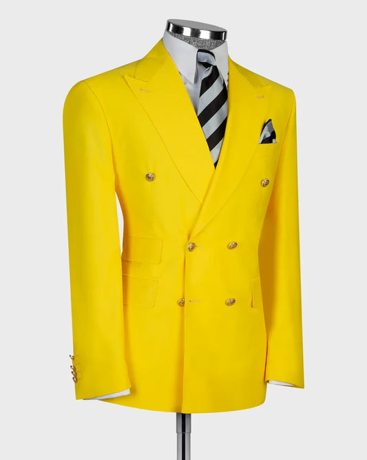 Men's Double-breasted 2-piece Suit