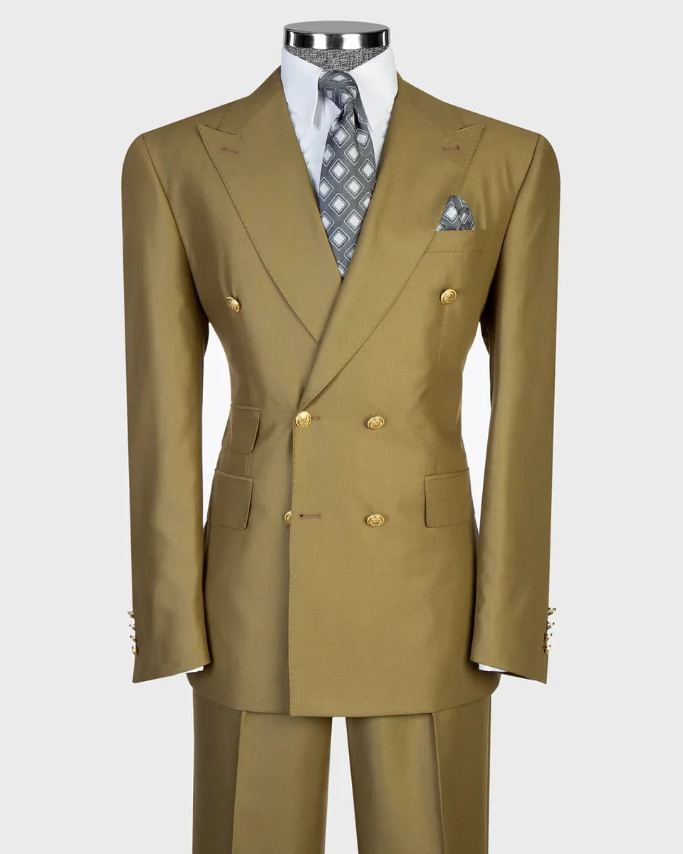 Men's Double-breasted 2-piece Suit