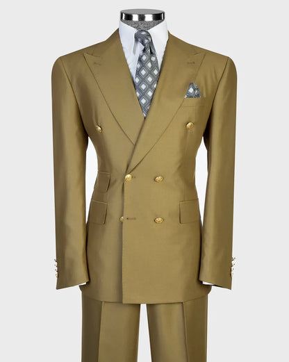 Men's Double-breasted 2-piece Suit