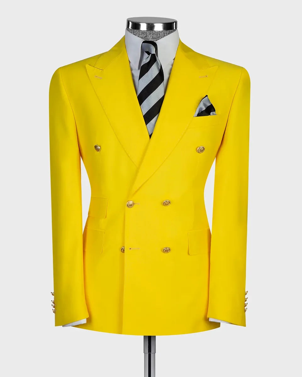 Men's Double-breasted 2-piece Suit